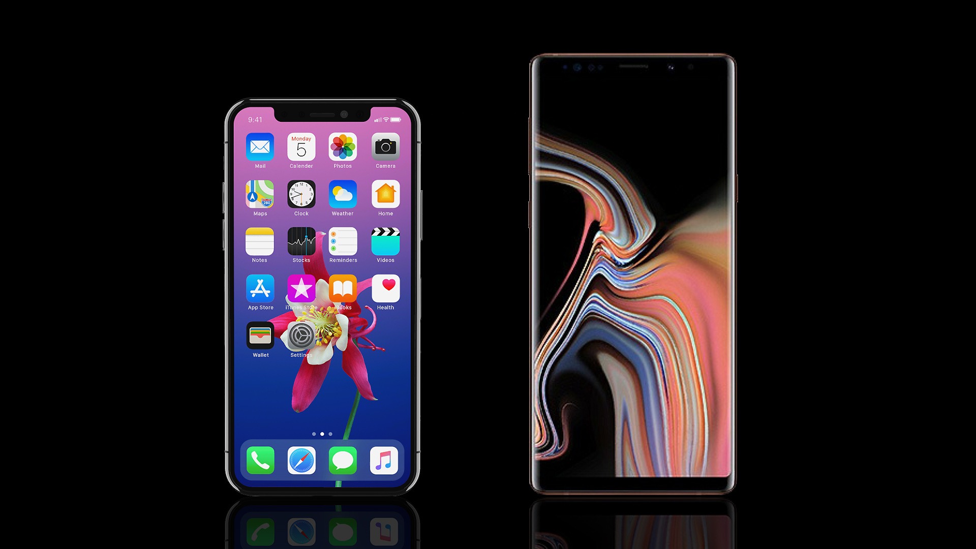 note 9 vs iphone 10