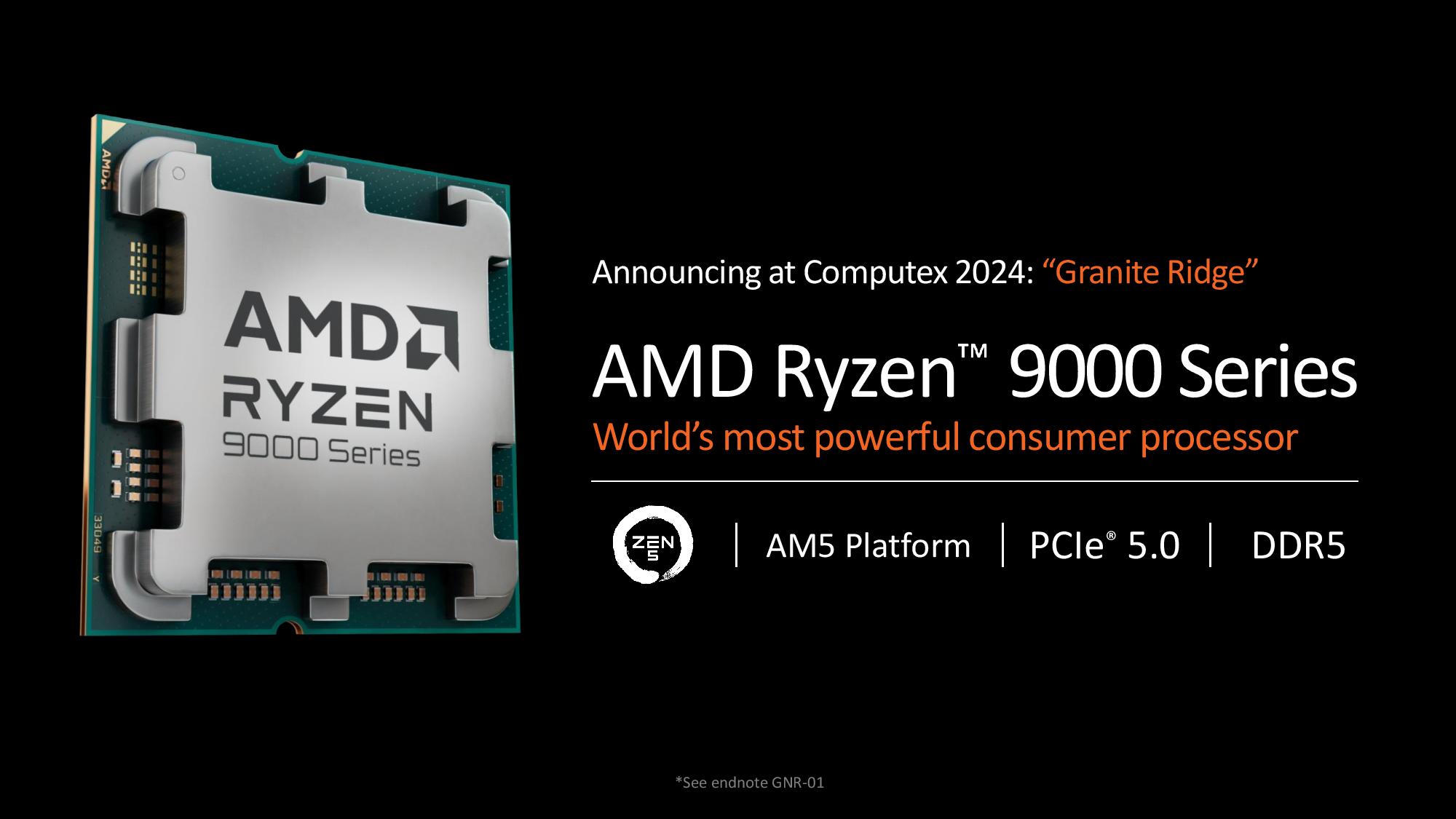 خطوط اختصاصی PCIe 5.0 پردازنده های AMD Ryzen 9000