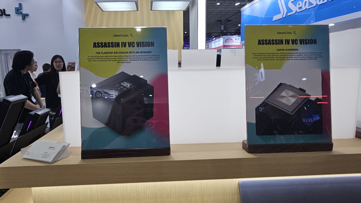 کامپیوتکس 2024 : شرکت Deepcool مدل ارتقایافته‌ای از خنک‌کننده Assassin IV را به نمایش گذاشت