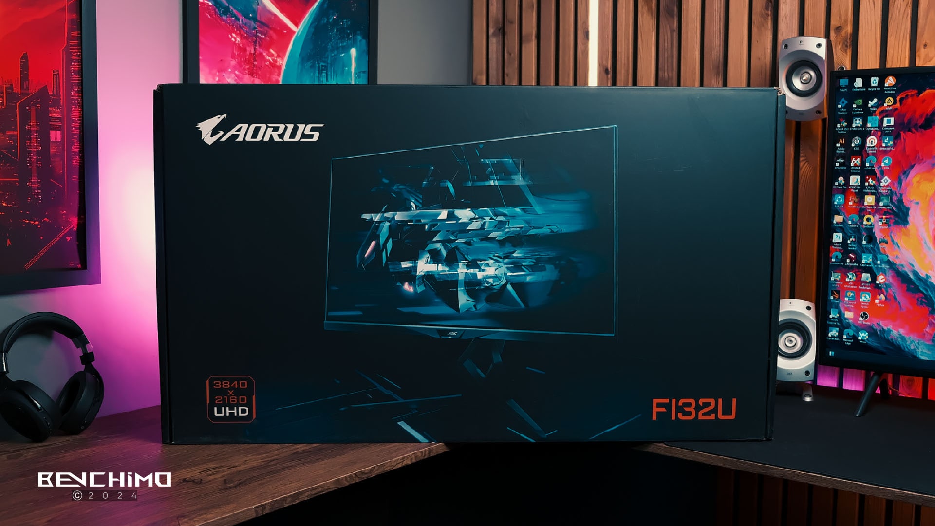 جعبه گشایی مانیتور گیگابایت Aorus FI32U