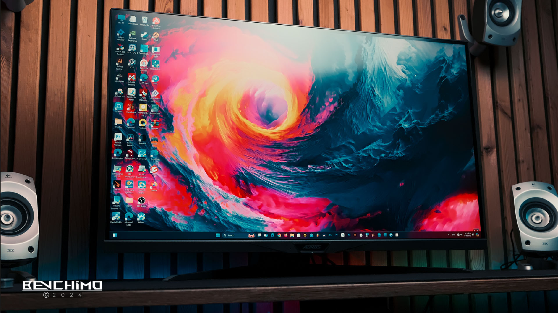 پنل مانیتور گیگابایت Aorus FI32U