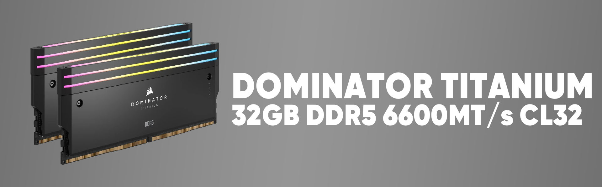 رم DOMINATOR TITANIUM RGB 32GB DDR5 6600MT/s CL32