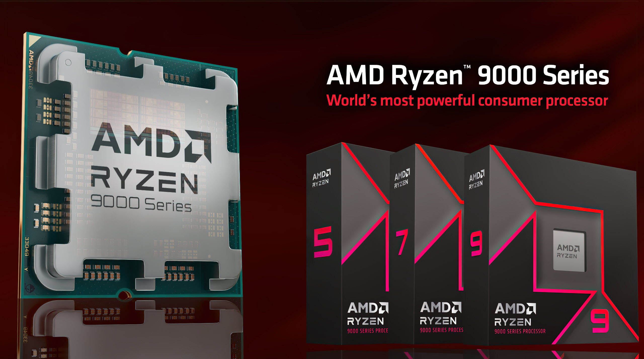 پردازنده های AMD RYZEN 9000X3D