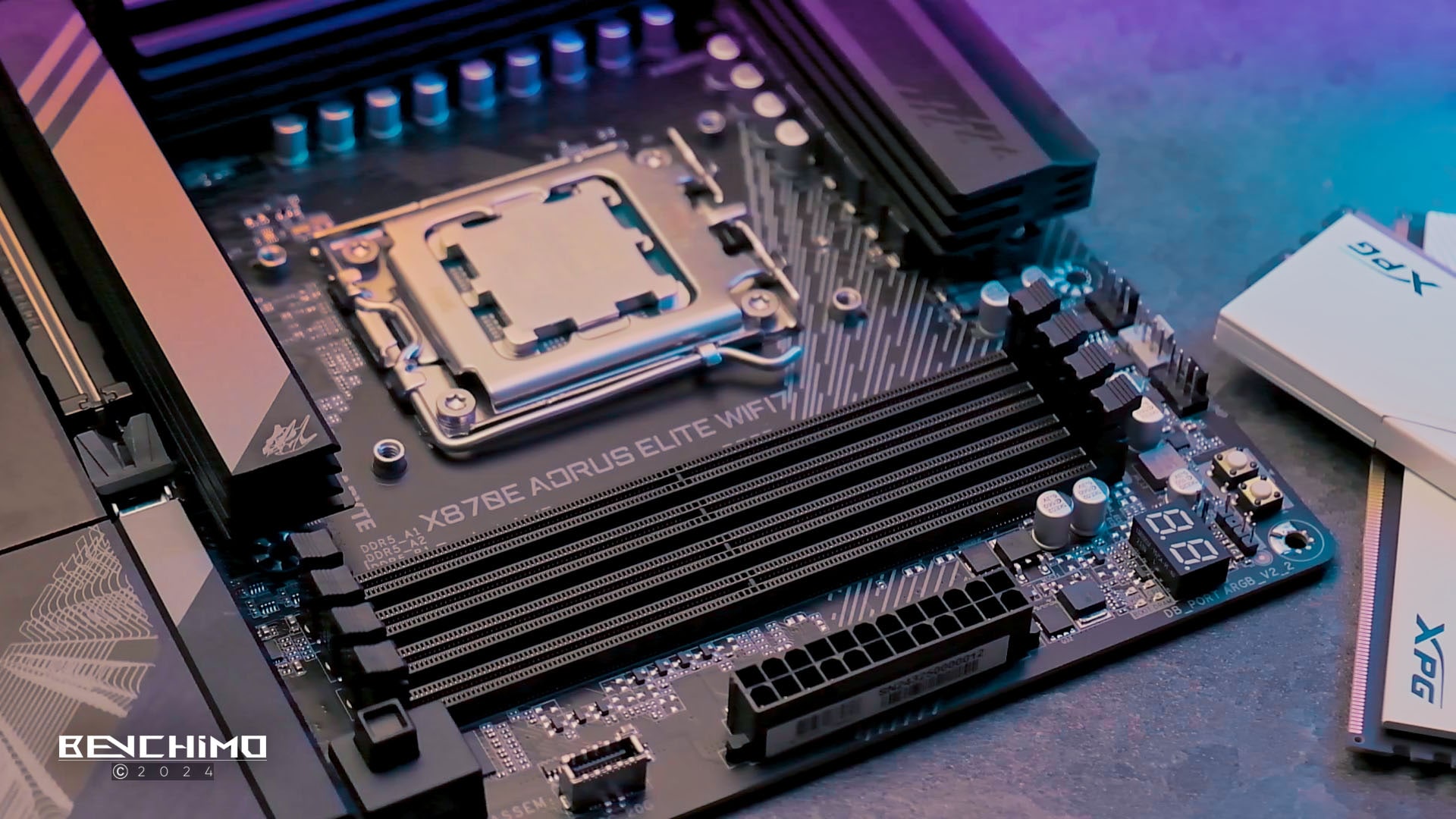 اسلات رم مادربرد X870E AORUS ELITE WIFI7