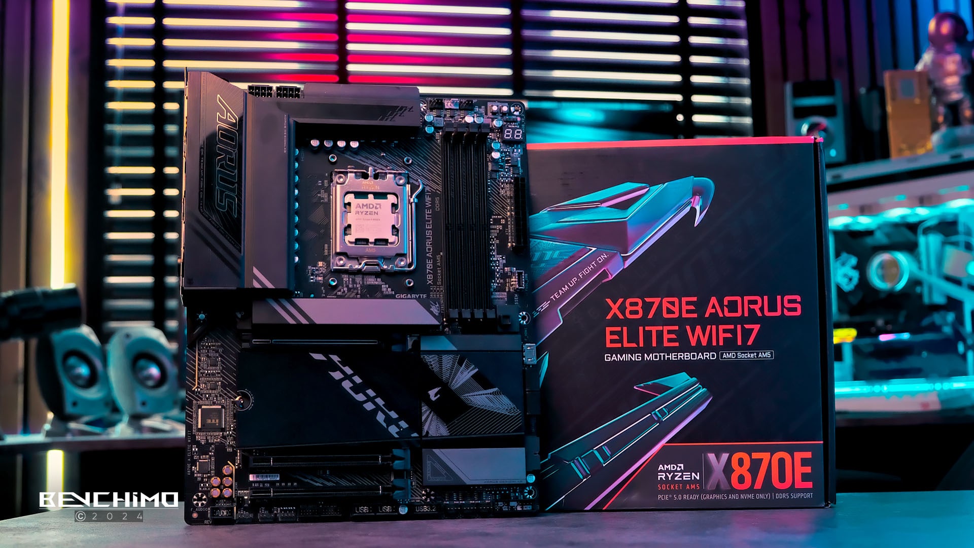 طراحی مادربرد X870E AORUS ELITE WIFI7