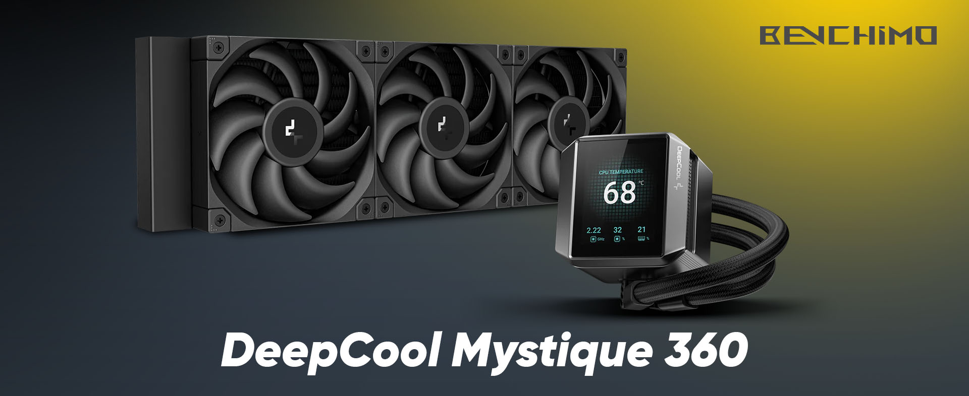 بهترین واترکولرها - بهترین خنک کننده پردازنده با LCD - خنک کننده DeepCool Mystique 360