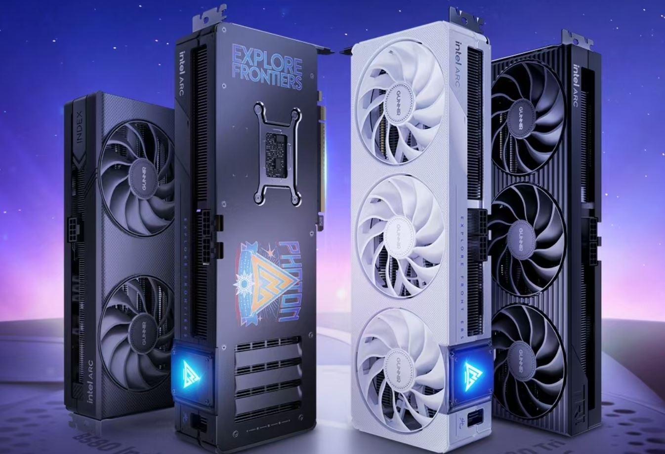 شرکت GUNNIR از چند کارت گرافیک دیگر Arc B580 و یک مدل کوچکتر Arc A770 رونمایی کرد