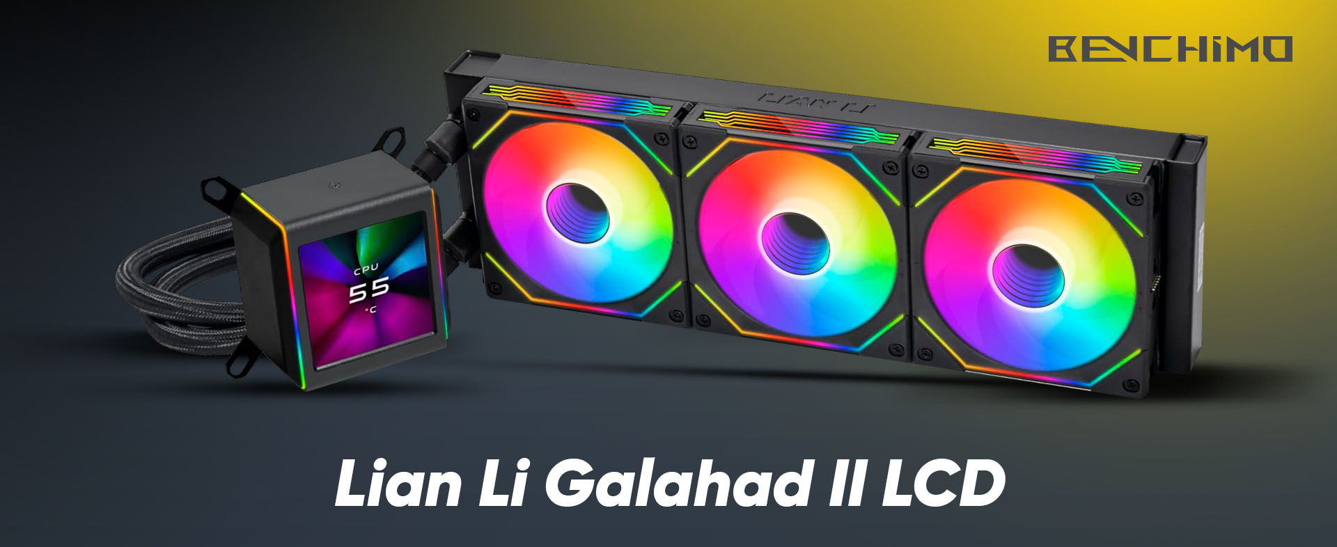 بهترین واترکولرها - بهترین خنک کننده پردازنده با LCD - خنک کننده  Lian Li Galahad II LCD