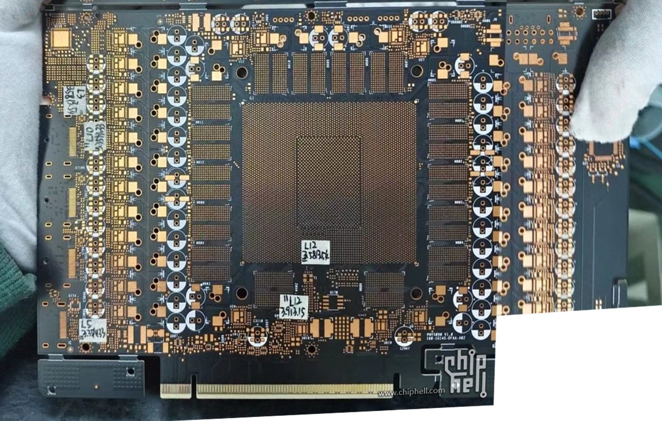 تصویری از PCB کارت گرافیک RTX 5090 انویدیا به بیرون درز کرد