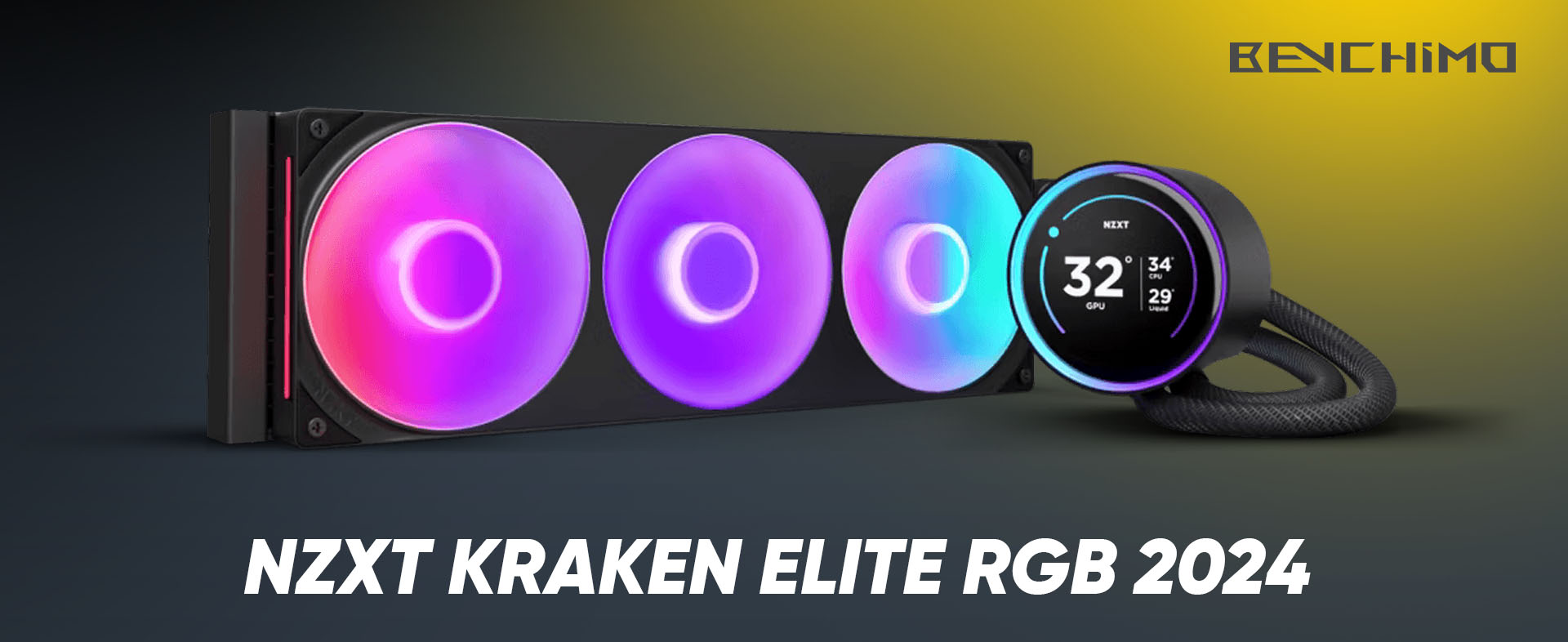 بهترین واترکولرها - بهترین خنک کننده پردازنده با LCD - خنک کننده  NZXT KRAKEN ELITE RGB 2024
