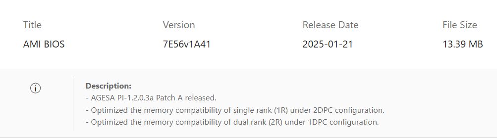 شرکت MSI پچ جدید AGESA 1.2.0.3a Patch A را منتشر کرد