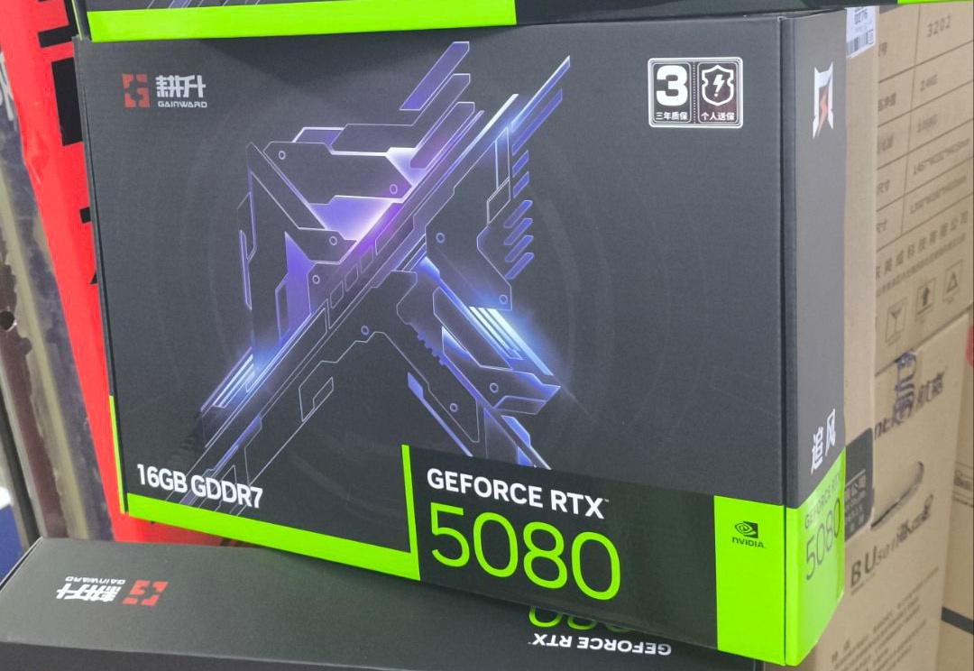 اولین تصویر از جعبه کارت گرافیک سفارشی RTX 5080 شرکت Gainward منتشر شد