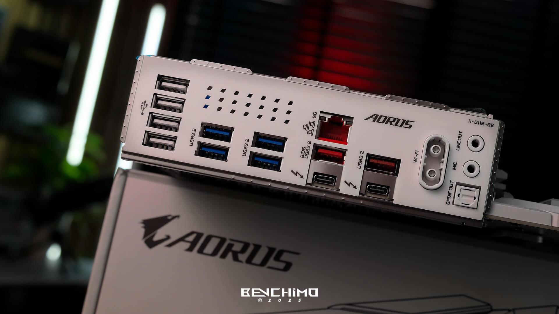 پنل I/O مادربرد Z890 AORUS Pro Ice