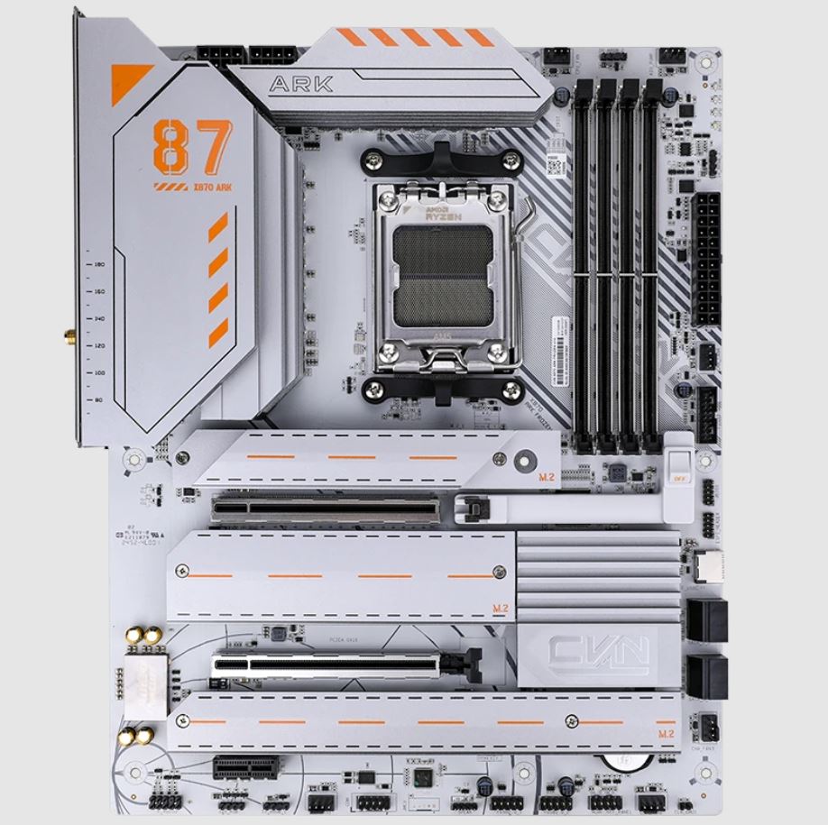 شرکت کالرفول مادربرد CVN X870 ARK Frozen V14 را عرضه کرد