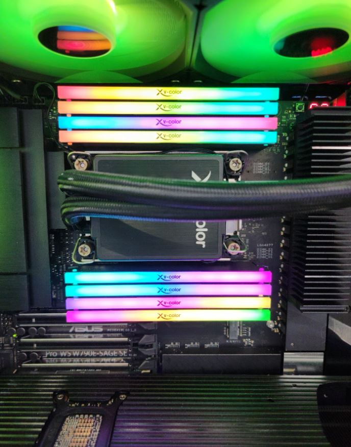 شرکت V-Color از رم DDR5 مجهز به LCD رونمایی کرد