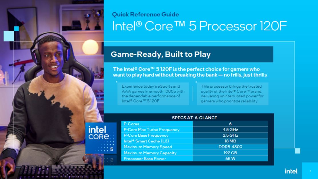 پردازنده Core 5 120F