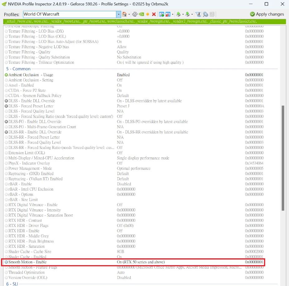 Smooth Motion in RTX 40