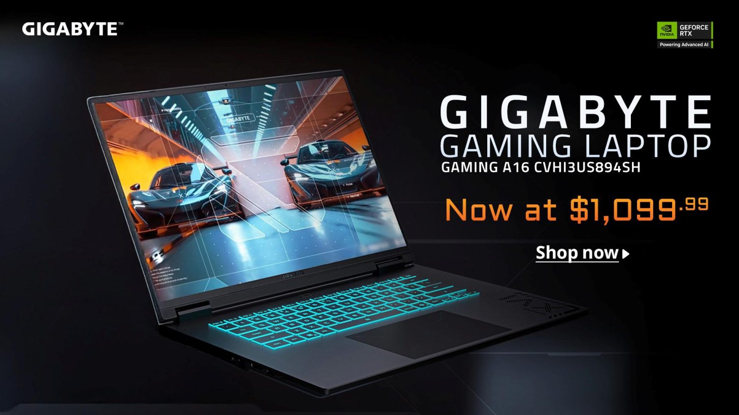 لپ‌تاپ A16 Gaming گیگابایت