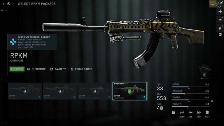 RPKM LMG در بازی Battlefield 6