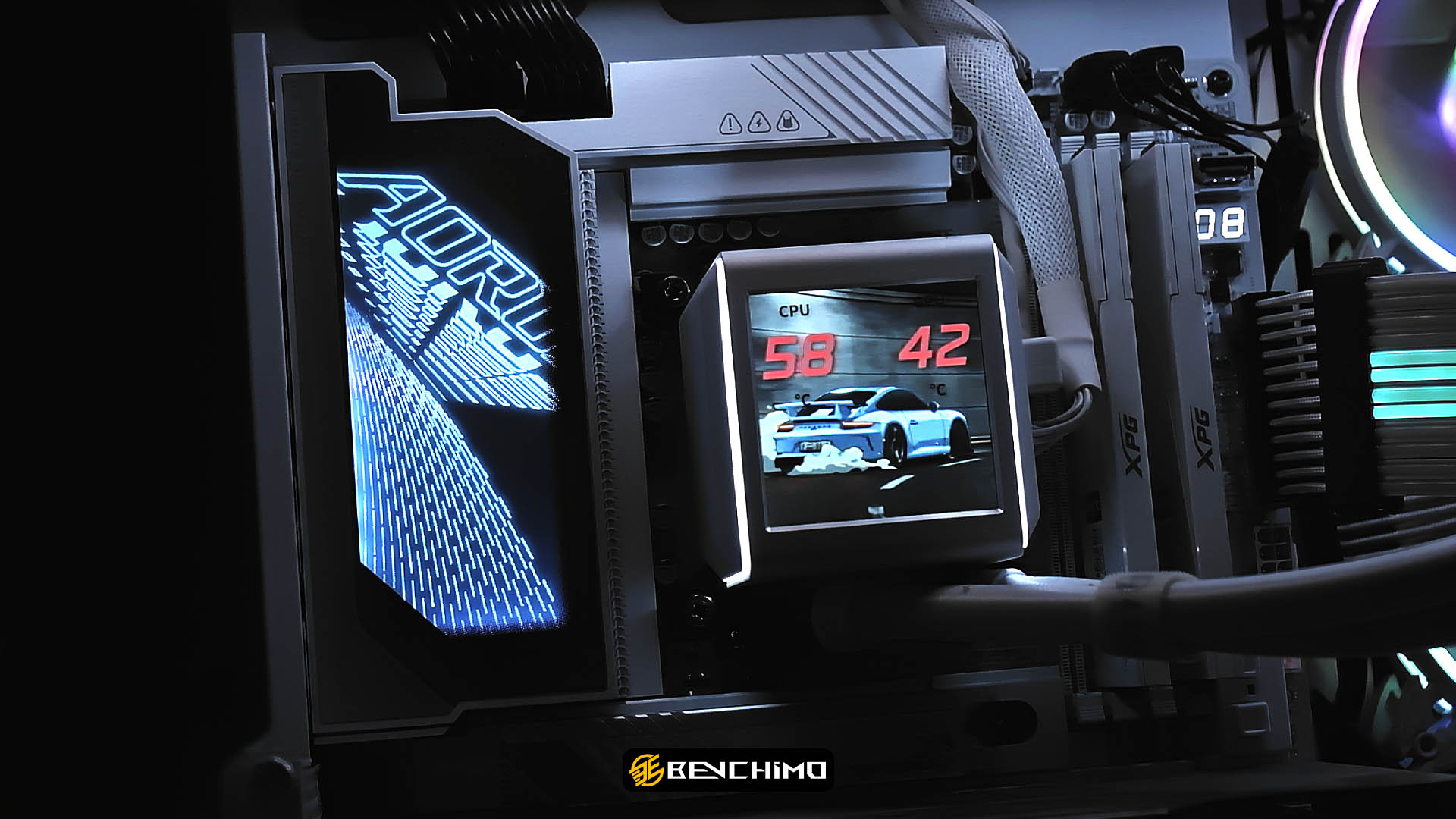 اسمبل مادربرد X870E AORUS MASTER X3D ICE گیگابایت - بنچیمو