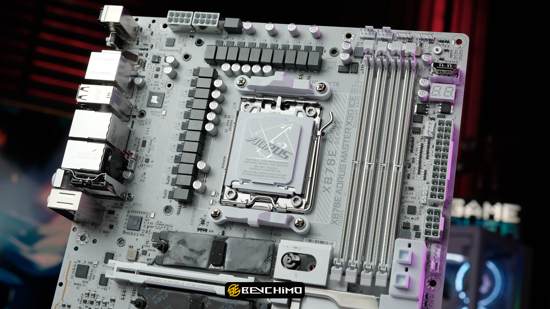 مدار قدرت مادربرد X870E AORUS MASTER X3D ICE گیگابایت