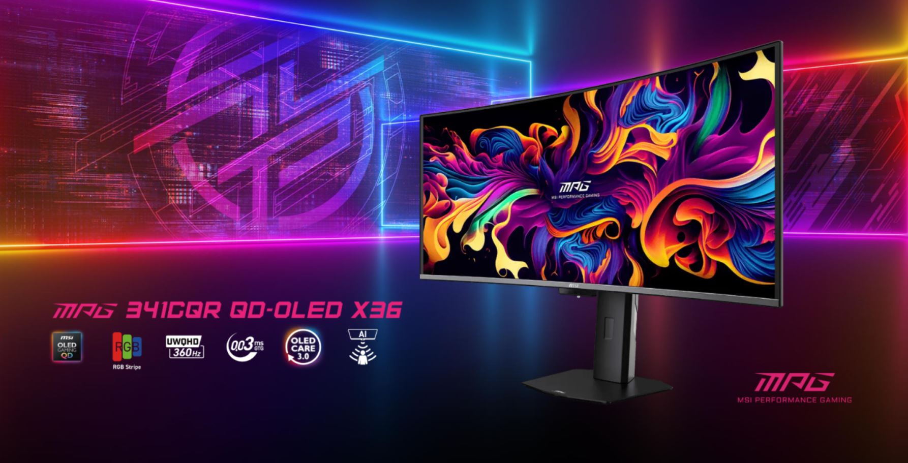 مانیتور QD-OLED شرکت MSI