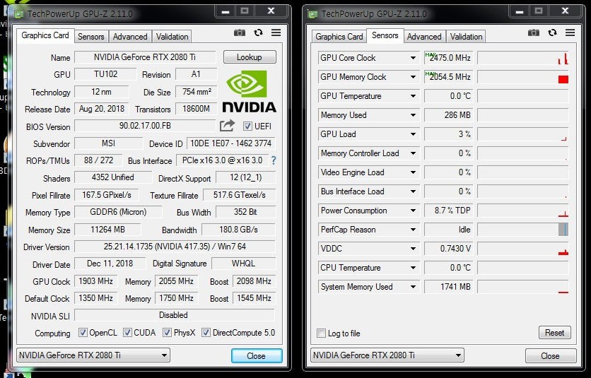 کارت گرافیک MSI RTX 2080 Ti Lightning Z
