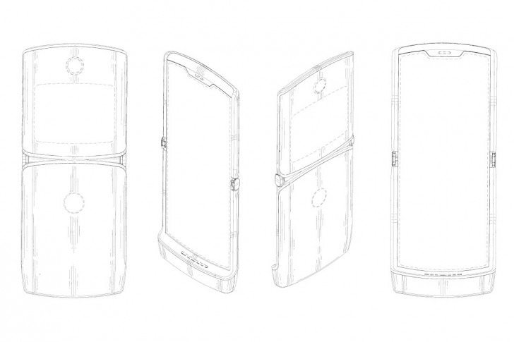 طرح در نظر گرفته شده برای گوشی انعطاف پذیر موتورولا
