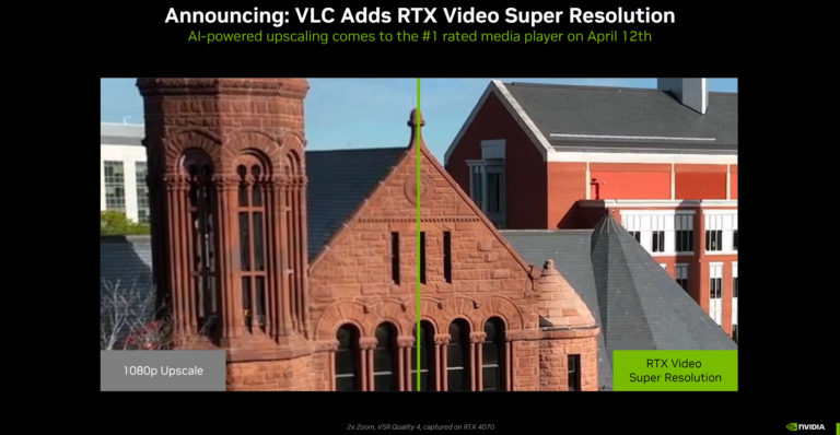 فناوری NVIDIA RTX Video Super Resolution توسط پخش کننده VLC پشتیبانی می شود